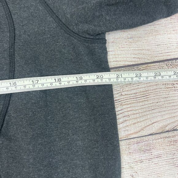Lululemon Refresh Snap Up Grey Sweatshirt Jacket Size 8 Workout Yoga - Picture 11 of 12
